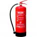 9 litre Spray Water (21A) Fire Extinguisher with corrosion resistant finish; internal polyethylene lining and squeeze grip operation.  14356