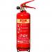 This picture features a Sentura Group Fire Extinguishers Multi Chem Foam Fire Extinguisher with a 2L capacity. The extinguisher has a 8A 55B rating and is labeled with the number 14359. The red and white canister is labeled with instructions and features a pressure gauge.