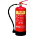 6 Litre Foam (21A 144B) Fire Extinguisher with spray nozzle; corrosion resistant finish; internal polyethylene lining and squeeze grip operation. 14360