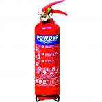 1kg ABC Powder (8A 34B) Fire Extinguisher with corrosion resistant finish and squeeze grip operation. Comes with a 5 year guarantee.  14366