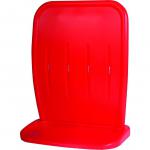 The Sentura Group Fire Extinguishers Fire Extinguisher Stand - Double 14371 is a metal stand with two vertical tubes, each holding a red fire extinguisher. The stand is sturdy and professional-looking, perfect for displaying in commercial or industrial settings.