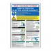 The picture shows a Spectrum Industrial Fire Safety Signs Safety Poster, with the words Electric Shock displayed prominently in white lettering on a dark blue background. The poster is made of 1.2mm recyclable PP material and measures 400 x 600mm. The design is clear and easily visible, with bold fonts and simple graphics. It serves as a clear reminder to be cautious of electric shock hazards in the workplace.