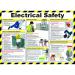 Safety Poster - Electrical Safety (590 x 420mm) made from laminated paper.  14619