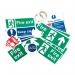 The Spectrum Industrial Fire Safety Signage Pack features a range of vibrant photoluminescent fire safety signs, all made of self-adhesive vinyl. Each sign is clearly printed with easily recognizable symbols to ensure maximum visibility in the event of an emergency.