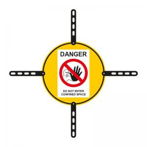 Adaptable Barrier Danger Do not enter Confined space 600mm 15081