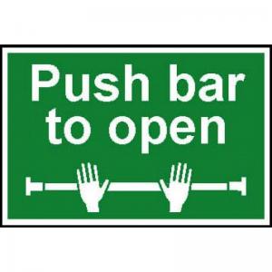 Push bar to open - 1.2mm Recyclable PP 300 x 200mm 1523