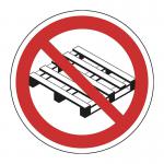 No Pallets To Be Stored Or Placed Here Floor Graphic (400mm dia) 16007