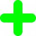 Green Symbol ”+” Floor Graphic adheres to most smooth clean flat surfaces and provides a durable long lasting safety message. 300x300mm pack Of 10 16028