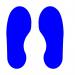 Footprint Floor Signal, Blue, (300mm x 100mm) 5 Pairs 16059