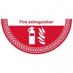 Fire Extinguisher Floor Graphic (750mm x 375mm) 16060