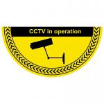 CCTV In Operation Floor Graphic (750mm x 375mm) 16064