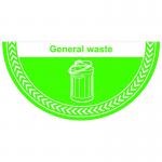 General Waste Floor Graphic (750mm x 375mm) 16076