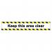 Keep This Area Clear Floor Graphic (600mm x 100mm) 16085