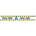 Keep Right Floor Graphic (800mm x 100mm) 16088