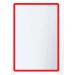 The image shows 10 red magnetic window literature holders from Beaverswood Supply Ltd. Each holder can fit up to A3 size literature. They are sleek and professional, perfect for displaying informational material in any setting.