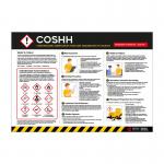 Safety Poster : COSHH - PVC Poster (594 x 420mm) 16207