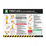 Safety Poster : Workplace First Aid Guide - PVC Poster (594 x 420mm) 16208
