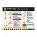 Workplace First Aid Guide Safety Poster, 300mic PVC With Anti-scuff Face (594mm x 420mm) 16208