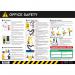 A bright and colorful poster featuring health and safety signs for the office. Made from durable PVC material, this poster includes important reminders for maintaining a safe workplace. Eye-catching graphics and clear text make this an essential addition to any office environment.