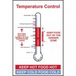 Temperature Control&rsquo; Sign; Self-Adhesive Semi-Rigid PVC (200mm x 300mm) 1681