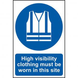 High visibility clothing must be worn in this site - PP - 1.2mm