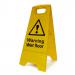 Warning Wet Floor Heavy Duty A Board made from polypropylene and are printed on both sides. Size 620 x 300 x 450mm  4702