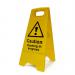 Caution Clean In Progress Heavy Duty A Board made from polypropylene and are printed on both sides. Size 620 x 300 x 450mm  4703