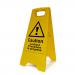 Caution Lockout Procedure In Progress Heavy Duty A Board made from polypropylene and are printed on both sides. Size 620 x 300 x 450mm  4707