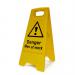 Danger Men At Work Heavy Duty A Board made from polypropylene and are printed on both sides. Size 620 x 300 x 450mm  4710