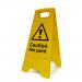 Caution Wet Paint Heavy Duty A Board made from polypropylene and are printed on both sides. Size 620 x 300 x 450mm  4711
