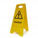 Caution! - Heavy Duty A Board made from polypropylene and are printed on both sides. Size 620 x 300 x 450mm  4714