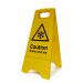 Caution Snow And Ice Heavy Duty A Board made from polypropylene and are printed on both sides. Size 620 x 300 x 450mm  4719