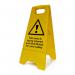 This Area Is being Cleaned And Disinfected For Your Safety’; Heavy Duty A Board (620mm x 200mm) 4742