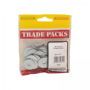 Flat Repair Washers - ZP - M6 x 25mm 40 PK