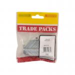 The photograph shows a stack of 20 small corner braces, each measuring 25mm, from Centurion Europe Limited. The tools are coated in a zinc-plating and feature a strong, angled design. The packaging is professional and clearly labeled with the companys name.
