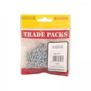 Pan Head Self Tapping Screws - ZP - 34” x 6 70 PK