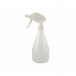 The photo features a white spray bottle with a capacity of 750ml, bearing the logo of J & E Importers Ltd Garden Maintenance. The bottle is placed on a sleek surface, with natural light illuminating it, creating a modern and professional look.