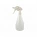 The photo features a white spray bottle with a capacity of 750ml, bearing the logo of J & E Importers Ltd Garden Maintenance. The bottle is placed on a sleek surface, with natural light illuminating it, creating a modern and professional look.