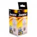 This photograph showcases a pack of Energizer light bulbs. The bulbs are LED with a GLS shape and use 5.6 watts, emitting a warm white light with a brightness of 470 lumens. The bulbs have an E27 base and can easily be screwed into any compatible fixture.