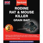 Rentokil Rat & Mouse Killer Grain Bait - 2 Sachet 93564