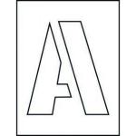 75mm Letters & Numbers Stencil Kit 9405