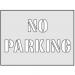 No Parking Stencil (190 x 300mm)  9525