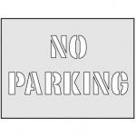 No Parking Stencil (600 x 800mm) 