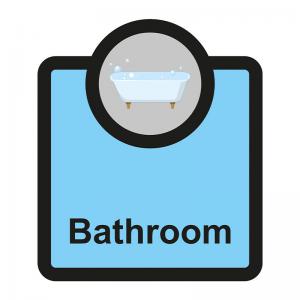 Image of Assisted Living Sign Bathroom - SA FMX 266 x 310mm