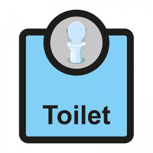 Image of Assisted Living Sign Toilet - SA FMX 266 x 310mm