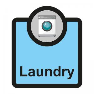 Image of Assisted Living Sign Laundry - SA FMX 266 x 310mm