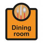 Assisted Living Sign: Dining Room - S/A FMX (266 x 310mm)