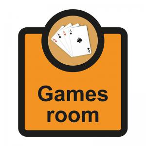Image of Assisted Living Sign Games Room - SA FMX 266 x 310mm