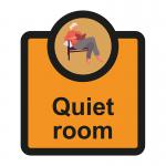 Assisted Living Sign: Quiet Room - S/A FMX (266 x 310mm)