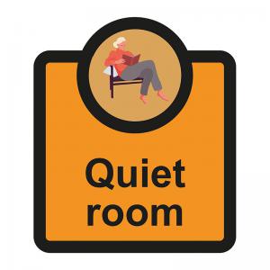 Image of Assisted Living Sign Quiet Room - SA FMX 266 x 310mm
